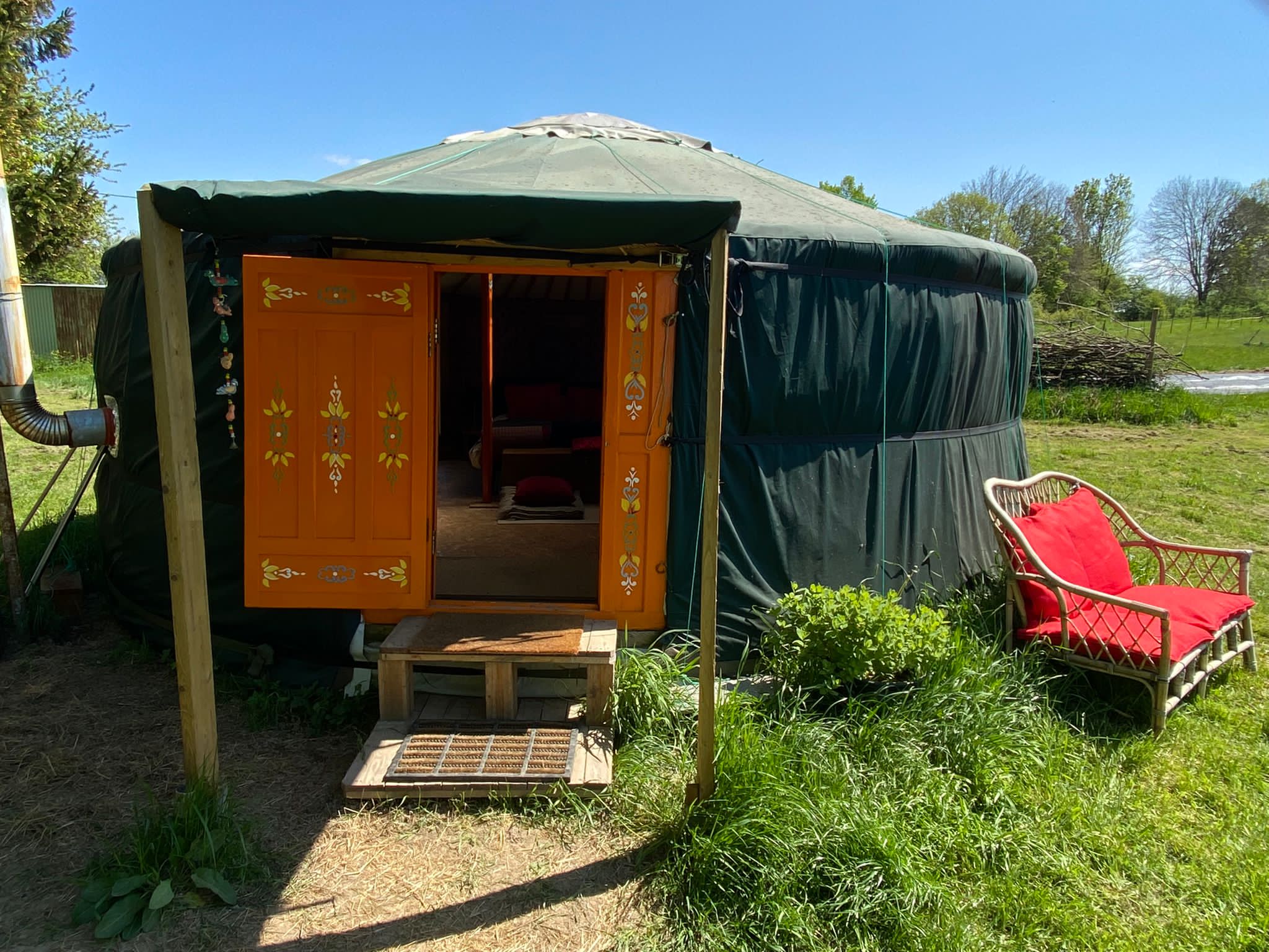 ondeugd Deens Uiterlijk Mongoolse yurt - Jardin Josette